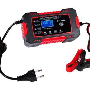 Švino akumuliatorių įkroviklis 12V 6A, LCD