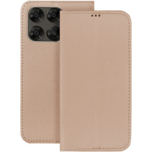 Išmanusis magnetinis dėklas Motorola Moto G67 5G / G77 5G auksinis - Image 1