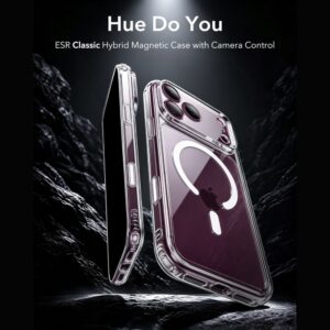 ESR CLASSIC HYBRID MagSafe IR GRŪDINTAS STIKLAS iPhone 17 Pro / 18 Pro SKAIDRUS - Image 4