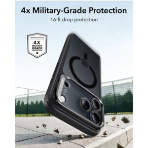 ESR CLASSIC HYBRID KICKSTAND MagSafe iPhone 17 Pro / 18 Pro MATINĖ JUODA - Image 4