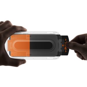 GRŪDINTAS STIKLAS Spigen GLAS.TR EZ FIT Pro HD AC 2-PACK iPhone 16 Pro / 17 / 17 Pro / 18 Pro SKAIDRUS - Image 5