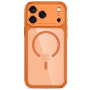 TECH-PROTECT MAGPEAK MagSafe CC iPhone 17 Pro / 18 Pro KOSMINĖ ORANŽINĖ/SKAIDRI - Image 5