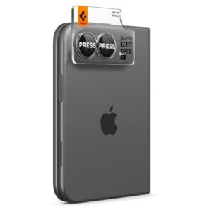 Spigen OPTIK PRO GLAS.TR EZ FIT KAMEROS APSAUGA 2-PACK IPHONE DUO STAR WHITE - Image 6