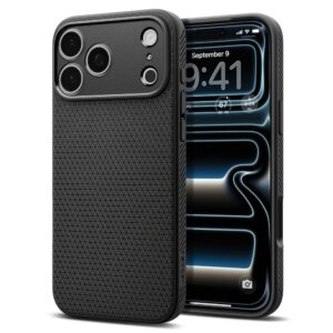 Spigen Liquid Air iPhone 17 Pro / 18 Pro MATINIS juodos spalvos