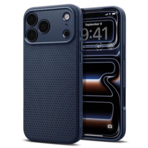 Spigen Liquid Air iPhone 17 Pro / 18 Pro TAMSIAI MĖLYNAS