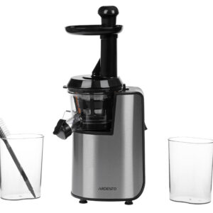 ARDESTO sraigtinė sulčiaspaudė, 200W, dubuo-0.6L, tirščių indas-0.6L, plastikas/geležis, sidabrinė-juoda - Image 12