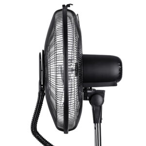 ARDESTO Grindinis ventiliatorius FNM-X2G 47cm, 100W, nuotolinio valdymo pultas, ekranas, drėkinimas, juoda-bronzinė - Image 3