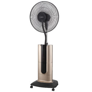 ARDESTO Grindinis ventiliatorius FNM-X2G 47cm, 100W, nuotolinio valdymo pultas, ekranas, drėkinimas, juoda-bronzinė - Image 8