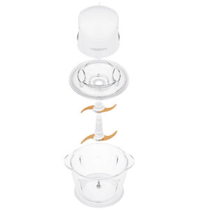 ARDESTO smulkintuvas, 400W, dubuo-1000ml, stiklinis, plastikinis korpusas, juodas - Image 3