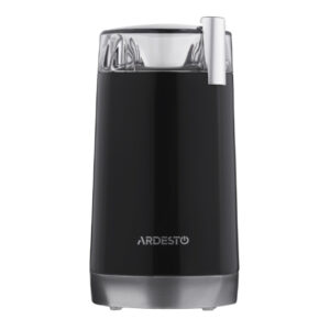 ARDESTO Kavamalė rotacinė 150W, pupelių talpa-45g, plastikas, juoda