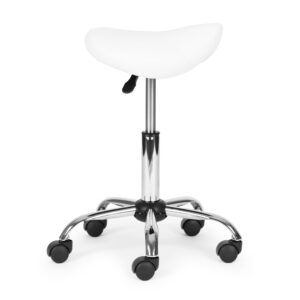 Pasukama balno formos kėdė kosmetologinė medicininė reguliuojama kėdė balta ModernHome - Image 6
