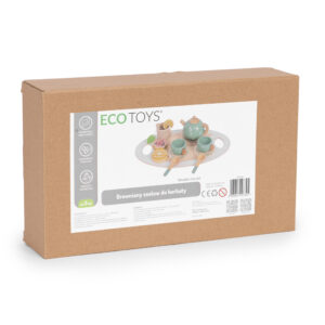 Medinis arbatos rinkinys arbatinukas puodeliai 14 dalių ECOTOYS - Image 6