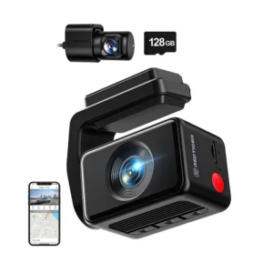 REDTIGER F4 Pro WiFi 4K + 1080p 128GB vaizdo registratorius