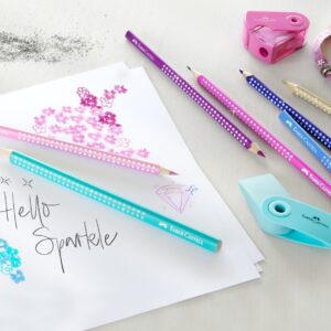 Spalvoti pieštukai Faber-Castell Sparkle, 20 spalvų - Image 4