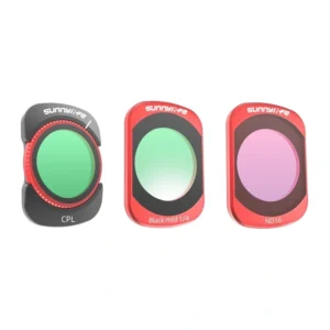 Sunnylife Pocket 4/3 CPL ND16 1/4 Black Mist filtrų rinkinys