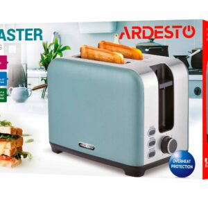 ARDESTO Skrudintuvas Mint Harmony T-F400G 930W, metalinis, mėtų+sidabrinės spalvos - Image 7
