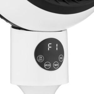 ARDESTO grindinis ventiliatorius, 50W, nuotolinio valdymo pultas, ekranas, juodos ir baltos spalvos - Image 4