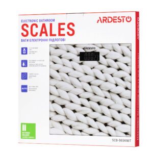 ARDESTO Grindinės svarstyklės KNIT, 150 kg, 2xAAA pridedamos, stiklinės, įvairiaspalvės - Image 3