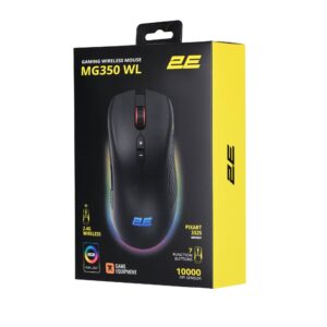 2E Gaming pelė MG350 WL, RGB USB juoda - Image 12