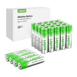 LEPRO 130002-24 AA R6 Alkaline Batteries, 24-Pack