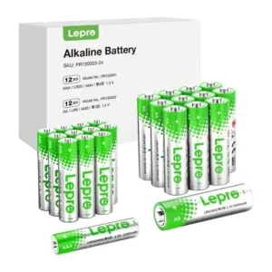 LEPRO 130003-24 AA/AAA šarminės baterijos, 24 vnt. pakuotė