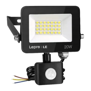 LEPRO 340013-DW-EU 20W 2000 lm 5000 K IP65 LED Floodlight with Motion Sensor