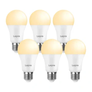LEPRO 100080-WW-EU-6 E27 A60 13W/100W 1521 lm 2700 K LED Bulb, 6-Pack