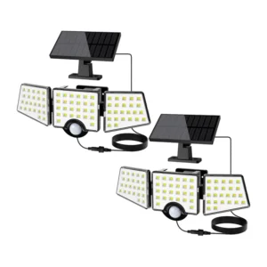 LEPRO 640005-DW-2 Solar Lamp, 2-Pack