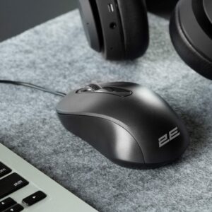 2E pelė MF160, USB-A, juoda - Image 3
