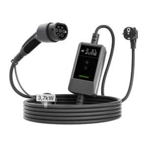 Nešiojamas EV įkroviklis 3kW su 20m laidu