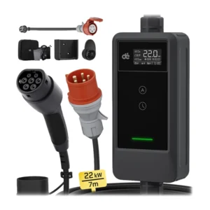 Nešiojamas elektromobilių įkroviklis dé Traveler Set 22kW - Image 2