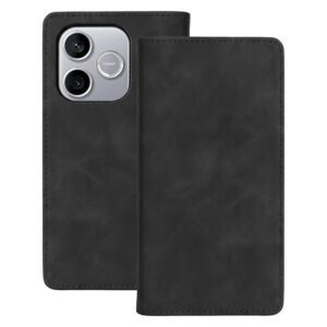Išmanusis zomšinis dėklas, skirtas Honor 600 lite, juodas