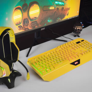 2E Gaming ausinės HG315, 7.1, USB-A, RGB, 2m, geltonos - Image 5