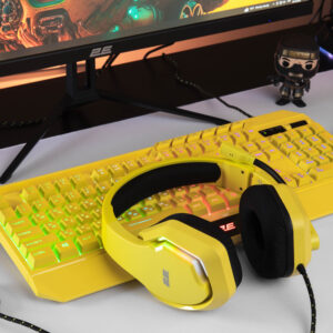 2E Gaming ausinės HG315, 7.1, USB-A, RGB, 2m, geltonos - Image 7