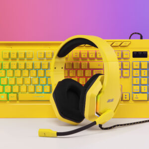 2E Gaming ausinės HG315, 7.1, USB-A, RGB, 2m, geltonos - Image 6