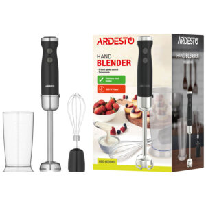ARDESTO Panardinamasis trintuvas HBG-600BWH, 600W, dubuo-600ml, juoda-sidabrinė - Image 2