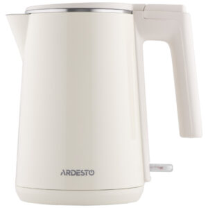 ARDESTO Elektrinis virdulys EKL-F1BG, 1l, dvigubomis sienelėmis, STRIX, smėlio spalvos