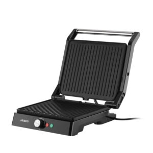 ARDESTO Grilis prispaudžiamas GH-1800MB, 1800W, 180° atsidarymas, metalinis, juoda-sidabrinė - Image 11