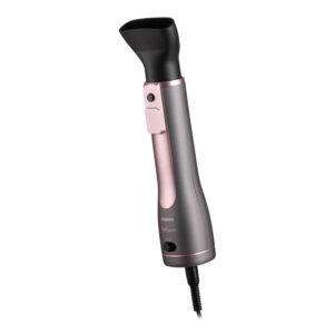 ARDESTO plaukų džiovintuvas-šepetys Pink Touch, 1200W, 2 greičiai, 2 temperatūros nustatymai, jonizacija, LED ekranas, 4 antgaliai, pilka+rožinė - Image 15