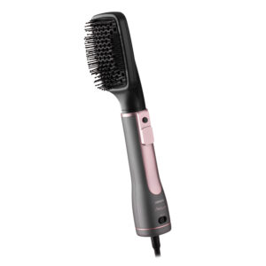 ARDESTO plaukų džiovintuvas-šepetys Pink Touch, 1200W, 2 greičiai, 2 temperatūros nustatymai, jonizacija, LED ekranas, 4 antgaliai, pilka+rožinė - Image 20