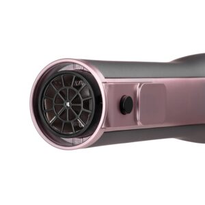 ARDESTO plaukų džiovintuvas-šepetys Pink Touch, 1200W, 2 greičiai, 2 temperatūros nustatymai, jonizacija, LED ekranas, 4 antgaliai, pilka+rožinė - Image 17
