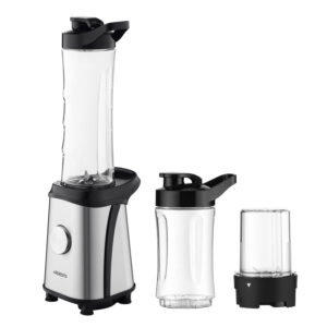 ARDESTO Trintuvas kokteiliams BG-F350, 350W, 2in1, butelis-600ml, butelis-300ml, kavos malūnėlis, juoda+sidabrinė - Image 18