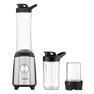 ARDESTO Trintuvas kokteiliams BG-F350, 350W, 2in1, butelis-600ml, butelis-300ml, kavos malūnėlis, juoda+sidabrinė