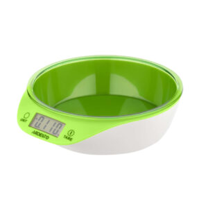 ARDESTO virtuvinės svarstyklės 5kg, CR2032x1 pridedama, plastikinės, žalios