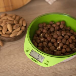ARDESTO virtuvinės svarstyklės 5kg, CR2032x1 pridedama, plastikinės, žalios - Image 9