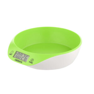ARDESTO virtuvinės svarstyklės 5kg, CR2032x1 pridedama, plastikinės, žalios - Image 6