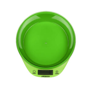 ARDESTO virtuvinės svarstyklės 5kg, CR2032x1 pridedama, plastikinės, žalios - Image 3