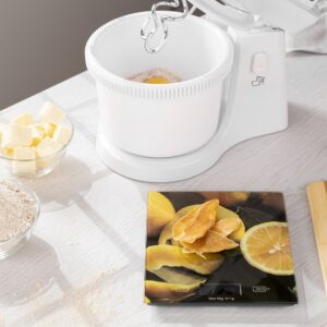 ARDESTO virtuvinės svarstyklės Lemon 5kg, AAAx2 pridedamos, stiklinės, spalvotos - Image 9