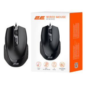 2E pelė MF180, USB-A, juoda - Image 2