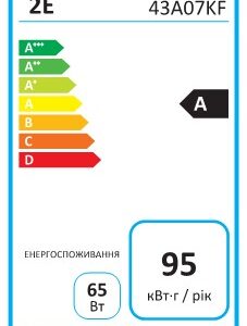 2E televizorius 43" LED FHD 60Hz Smart Google TV juodas - Image 6
